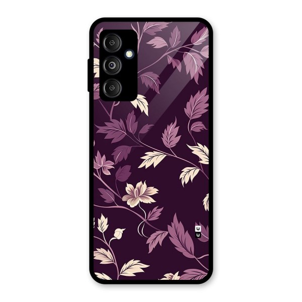 Traditional Florals Glass Back Case for Galaxy M14 5G