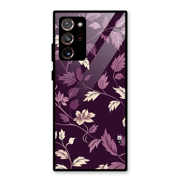 Traditional Florals Glass Back Case for Galaxy Note 20 Ultra 5G