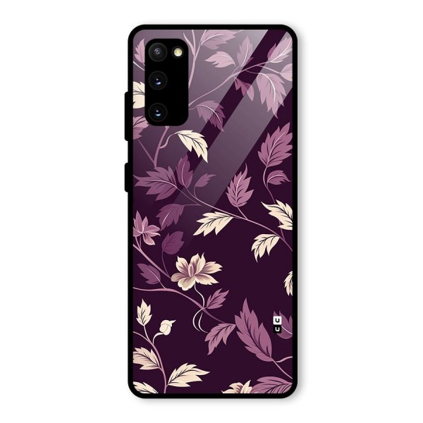 Traditional Florals Glass Back Case for Galaxy S20 FE 5G