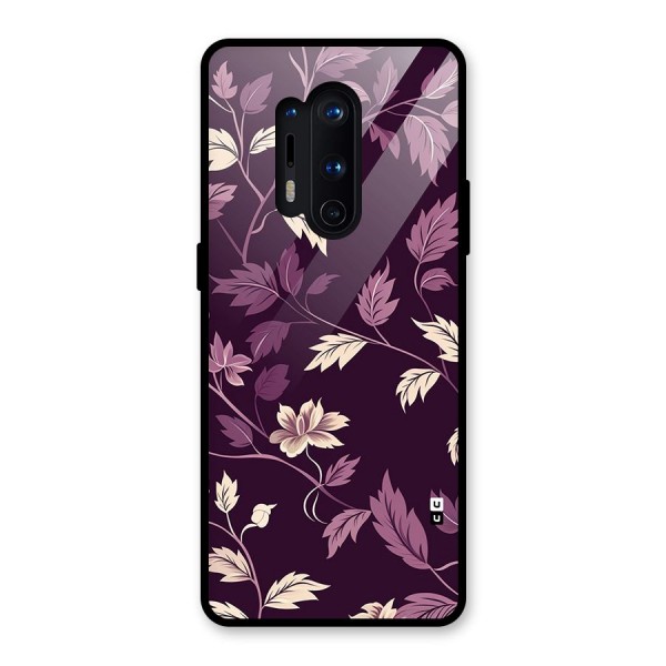 Traditional Florals Glass Back Case for OnePlus 8 Pro