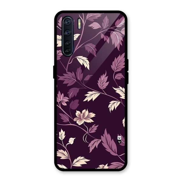 Traditional Florals Glass Back Case for Oppo F15