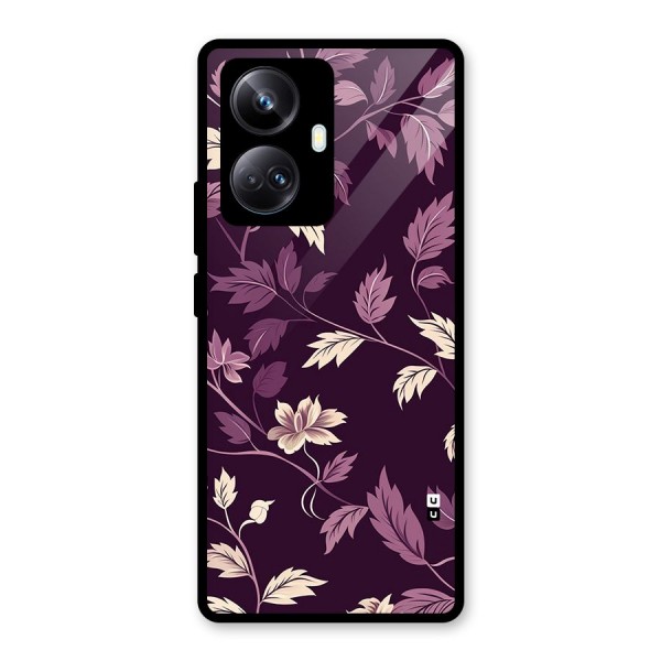 Traditional Florals Glass Back Case for Realme 10 Pro Plus