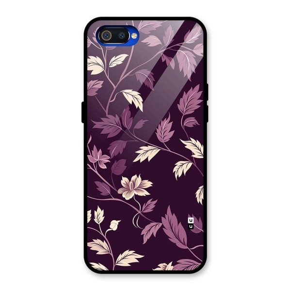 Traditional Florals Glass Back Case for Realme C2