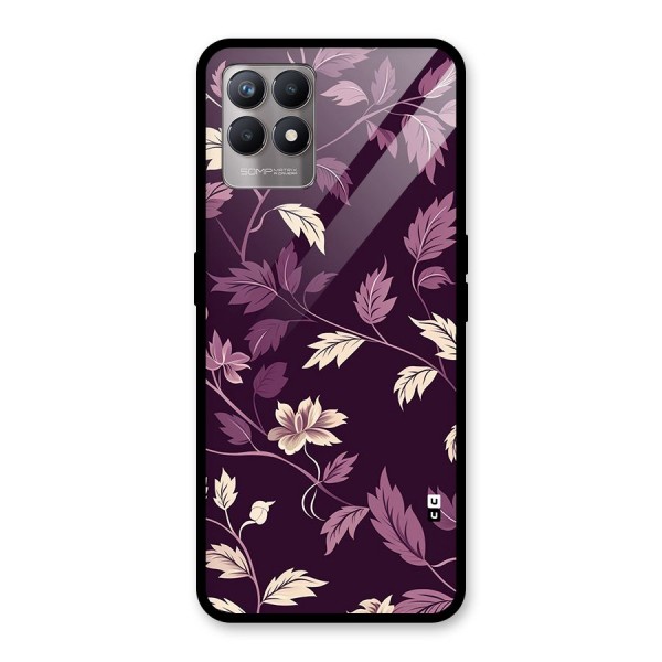 Traditional Florals Glass Back Case for Realme Narzo 50