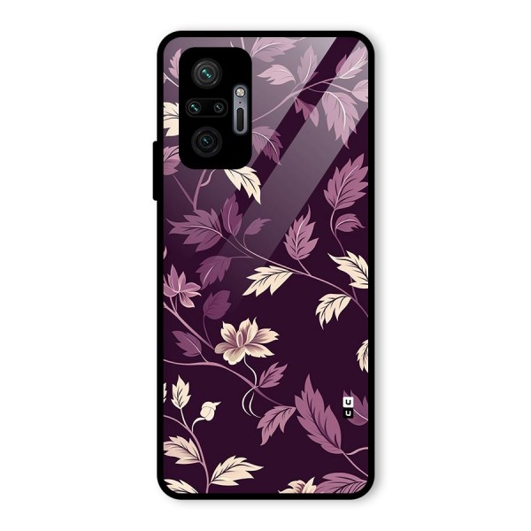 Traditional Florals Glass Back Case for Redmi Note 10 Pro Max