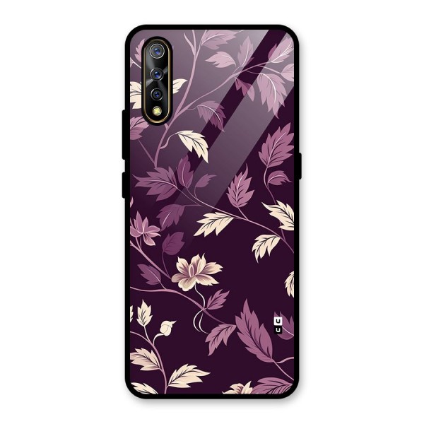 Traditional Florals Glass Back Case for Vivo S1