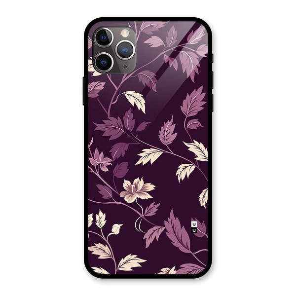Traditional Florals Glass Back Case for iPhone 11 Pro Max