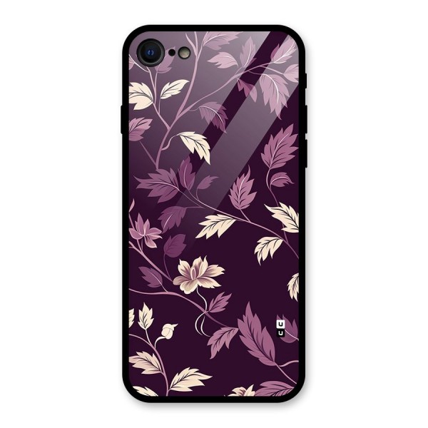 Traditional Florals Glass Back Case for iPhone SE 2022
