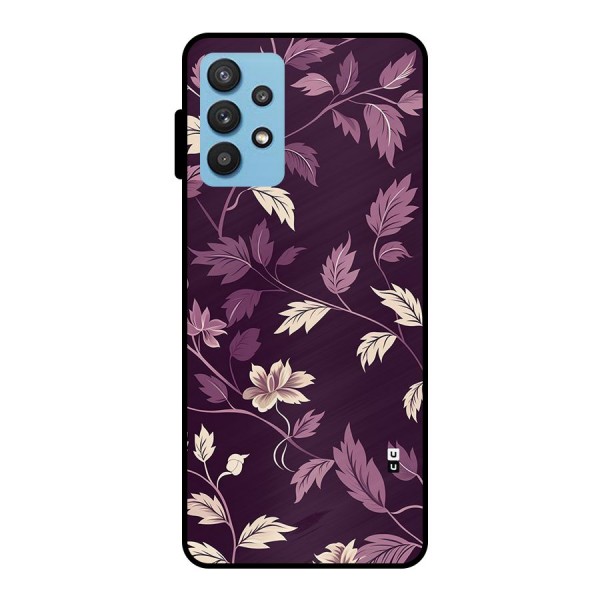 Traditional Florals Metal Back Case for Galaxy M32 5G