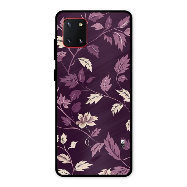 Traditional Florals Metal Back Case for Galaxy Note 10 Lite