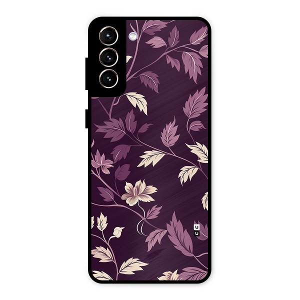 Traditional Florals Metal Back Case for Galaxy S21 Plus