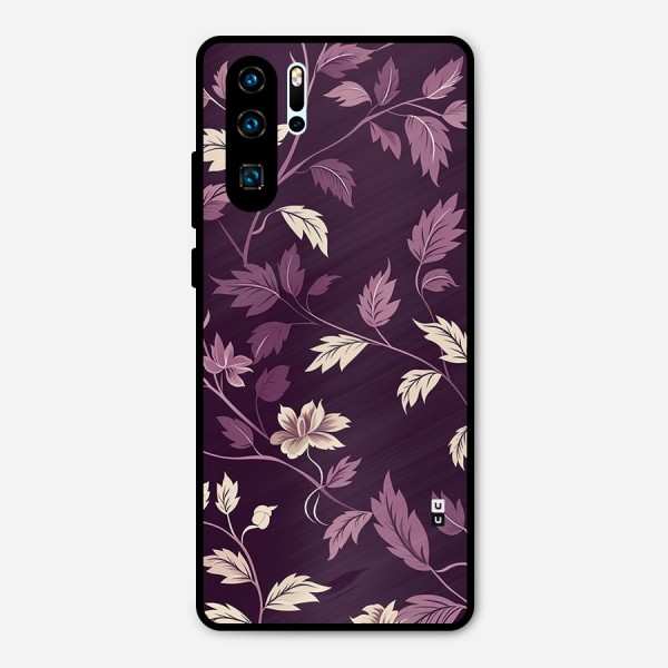 Traditional Florals Metal Back Case for Huawei P30 Pro