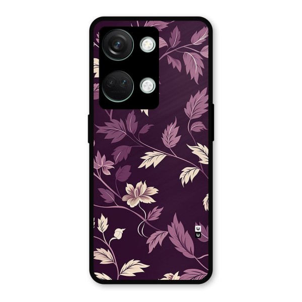 Traditional Florals Metal Back Case for OnePlus Nord 3