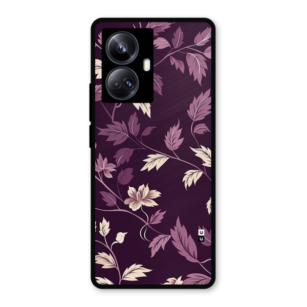 Traditional Florals Metal Back Case for Realme 10 Pro Plus