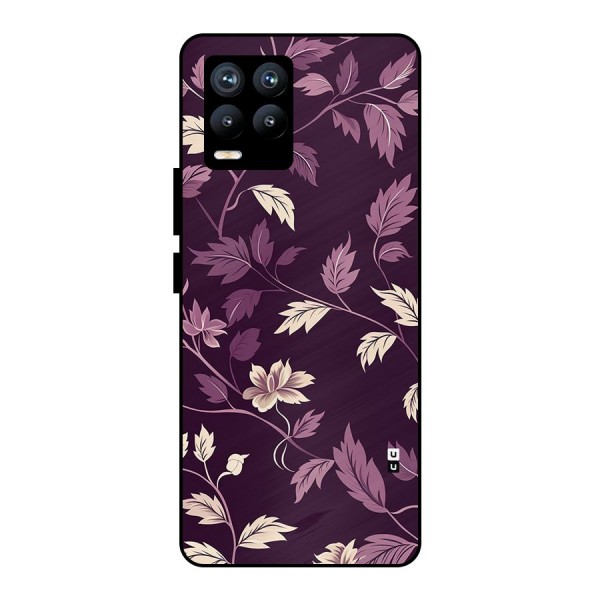 Traditional Florals Metal Back Case for Realme 8 Pro