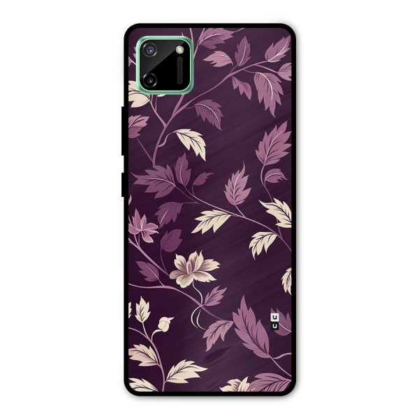 Traditional Florals Metal Back Case for Realme C11