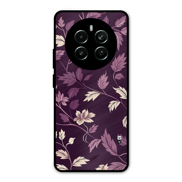 Traditional Florals Metal Back Case for Realme Narzo 70 Pro