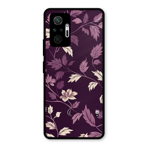 Traditional Florals Metal Back Case for Redmi Note 10 Pro
