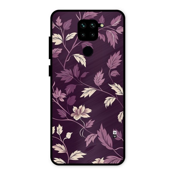 Traditional Florals Metal Back Case for Redmi Note 9
