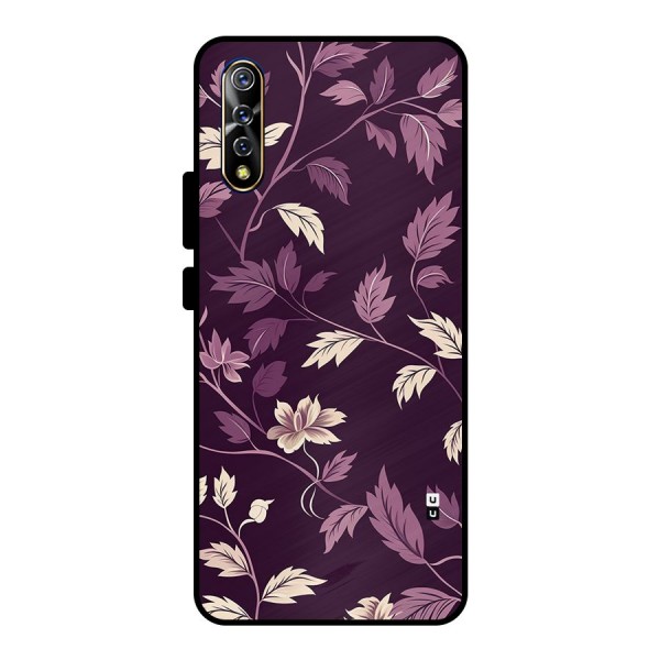 Traditional Florals Metal Back Case for Vivo S1