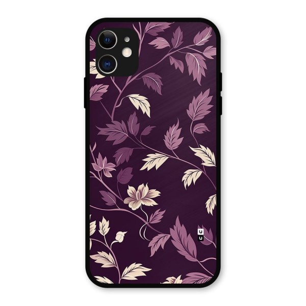 Traditional Florals Metal Back Case for iPhone 11