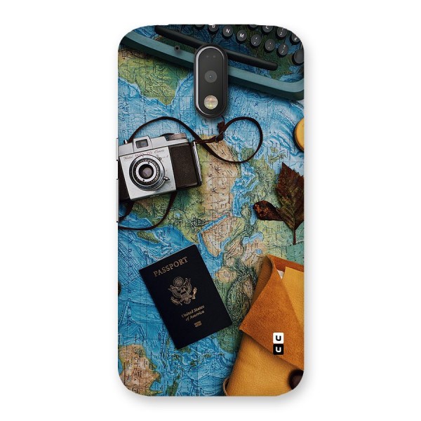 Travel Essentials Back Case for Moto G4 Plus
