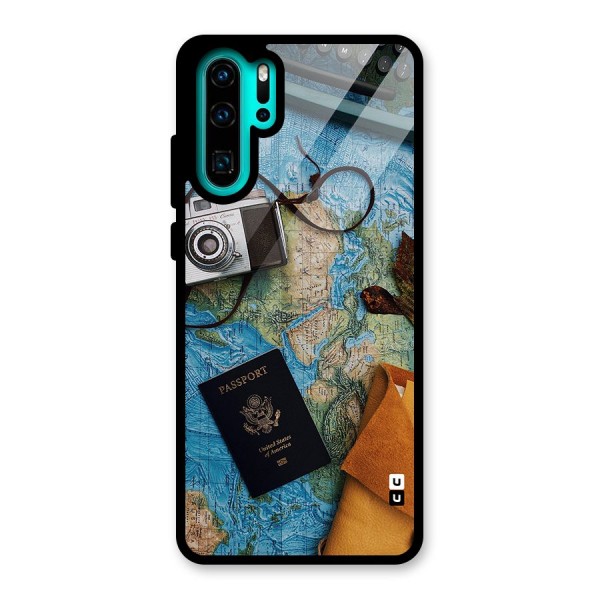 Travel Essentials Glass Back Case for Huawei P30 Pro