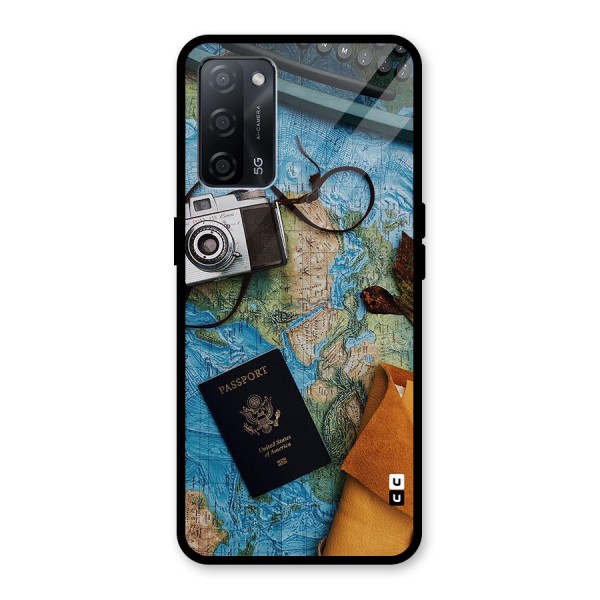 Travel Essentials Glass Back Case for Oppo A53s 5G