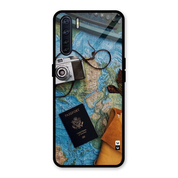 Travel Essentials Glass Back Case for Oppo F15