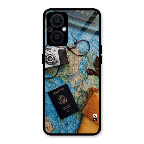 Travel Essentials Glass Back Case for Oppo F21s Pro 5G