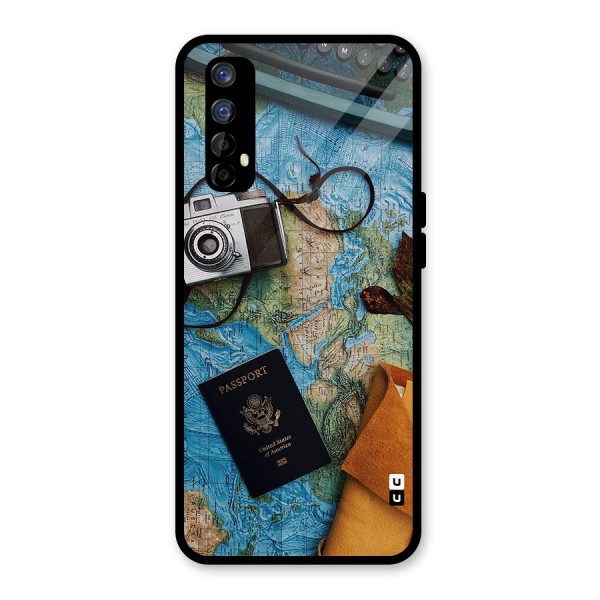 Travel Essentials Glass Back Case for Realme Narzo 20 Pro