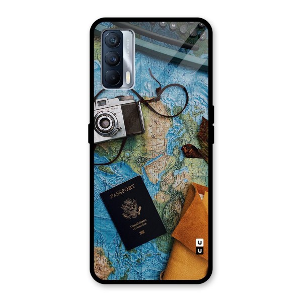 Travel Essentials Glass Back Case for Realme X7