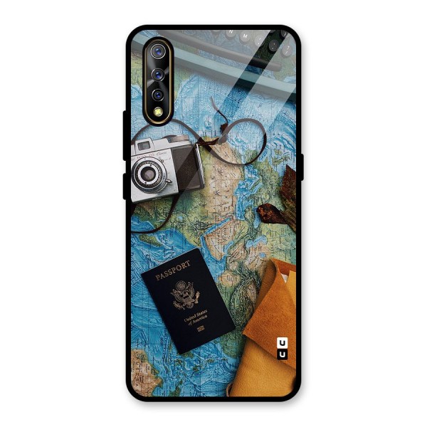 Travel Essentials Glass Back Case for Vivo S1
