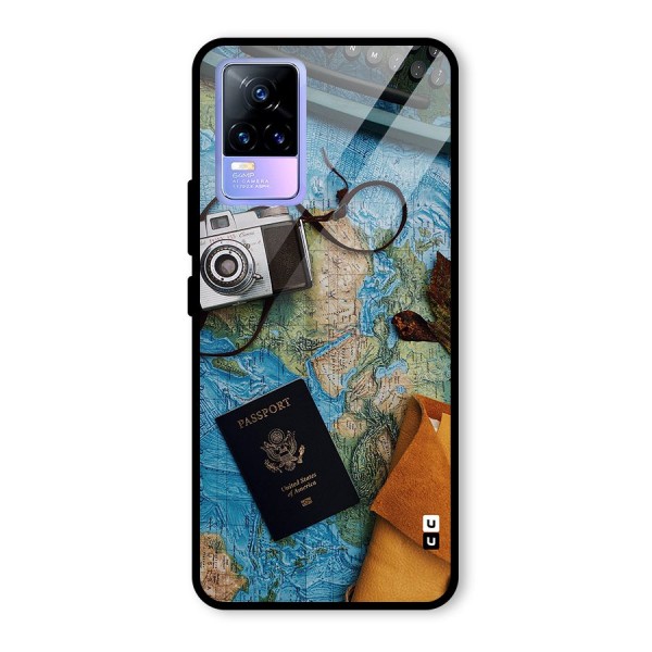 Travel Essentials Glass Back Case for Vivo Y73