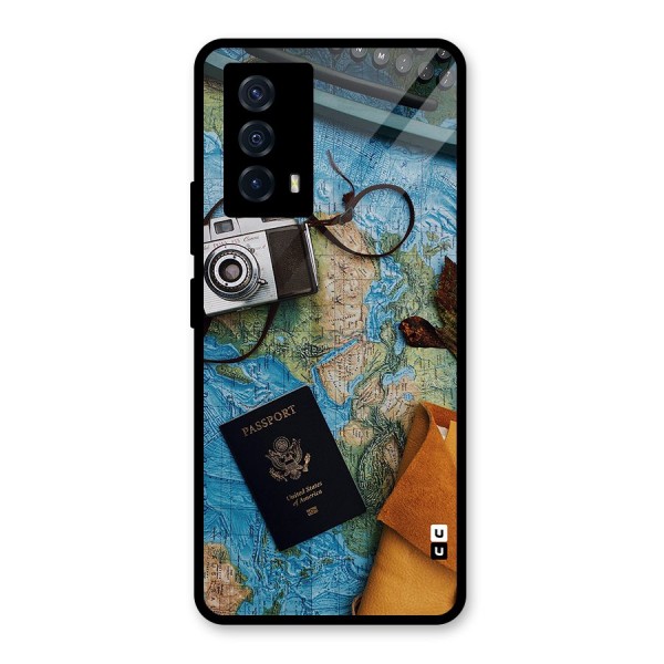 Travel Essentials Glass Back Case for Vivo iQOO Z5