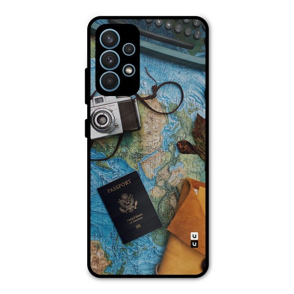 Travel Essentials Metal Back Case for Galaxy A32