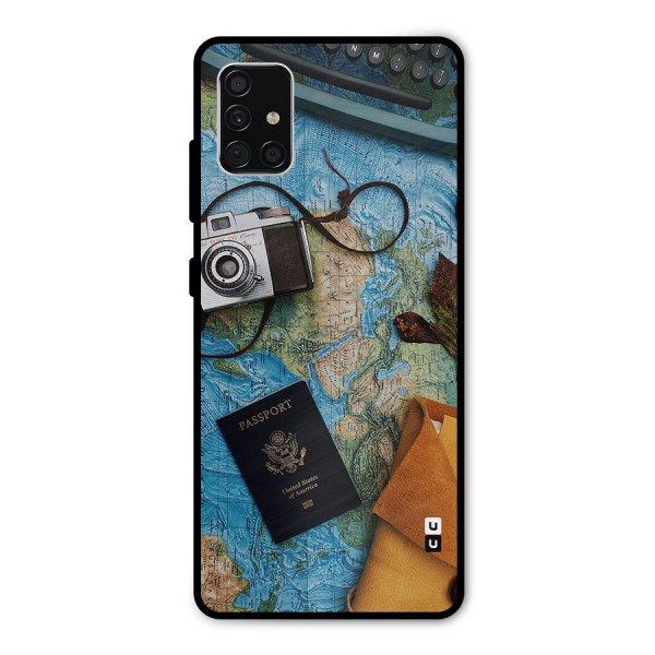 Travel Essentials Metal Back Case for Galaxy A51