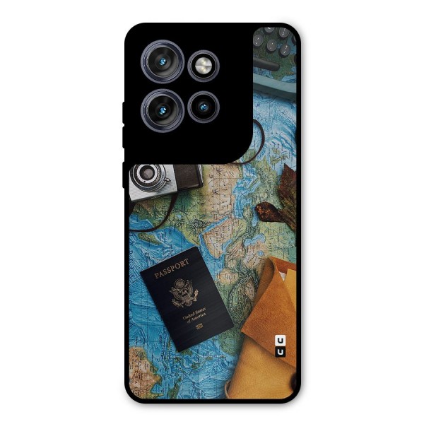Travel Essentials Metal Back Case for Motorola Edge 50 Neo