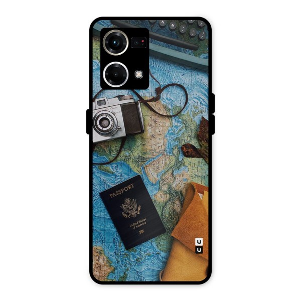 Travel Essentials Metal Back Case for Oppo F21s Pro 4G