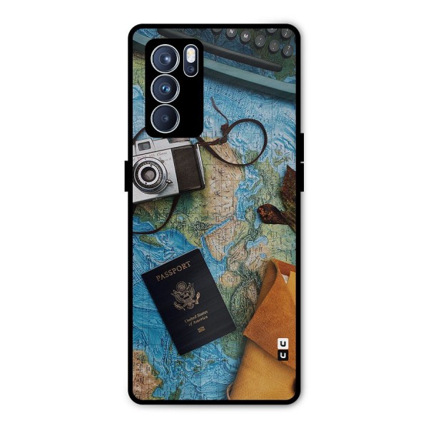 Travel Essentials Metal Back Case for Oppo Reno6 Pro 5G