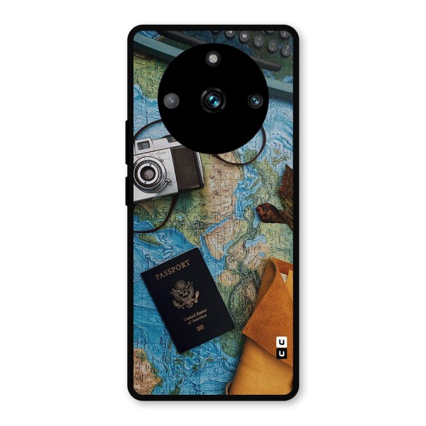 Travel Essentials Metal Back Case for Realme 11 Pro