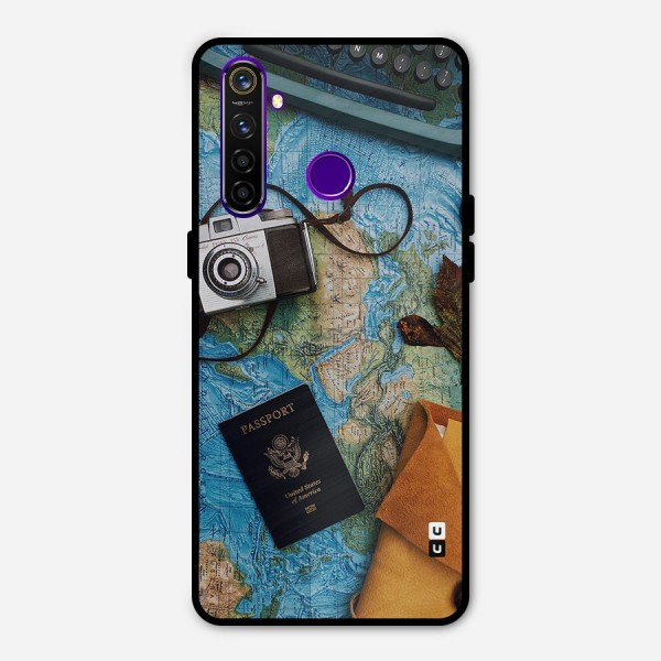 Travel Essentials Metal Back Case for Realme 5 Pro