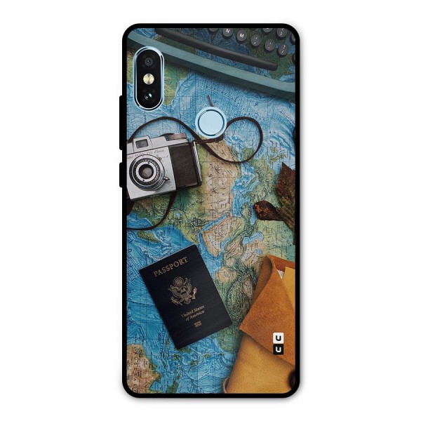Travel Essentials Metal Back Case for Redmi Note 5 Pro