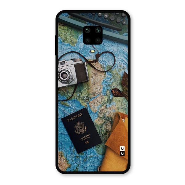 Travel Essentials Metal Back Case for Redmi Note 9 Pro Max
