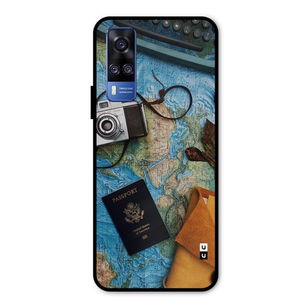 Travel Essentials Metal Back Case for Vivo Y31