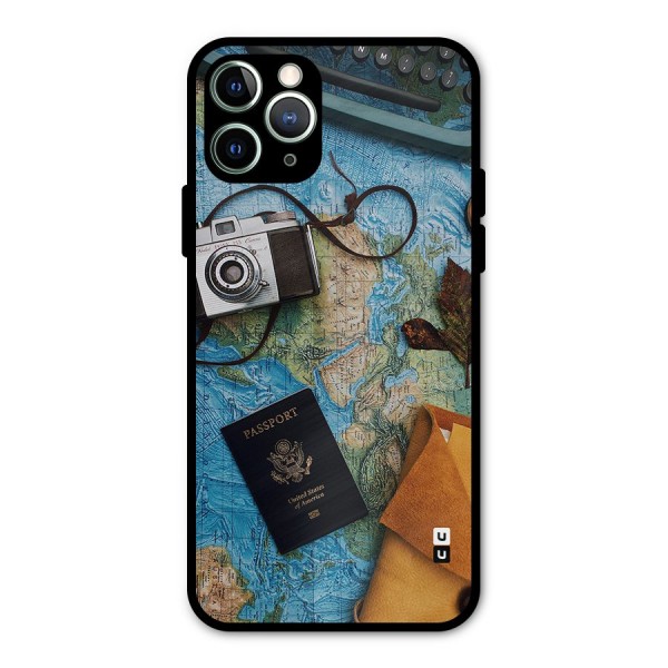 Travel Essentials Metal Back Case for iPhone 11 Pro Max