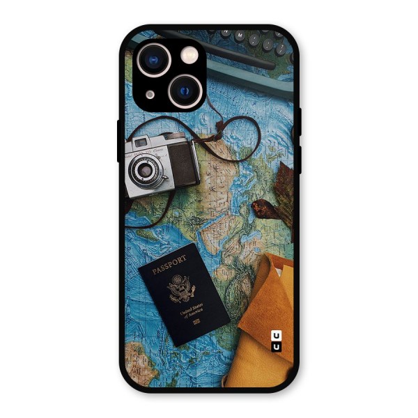 Travel Essentials Metal Back Case for iPhone 13