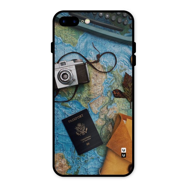Travel Essentials Metal Back Case for iPhone 7 Plus