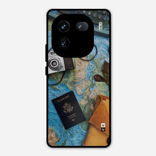 Travel Essentials Metal Back Case for iQOO 12