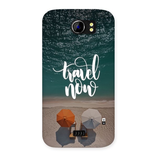 Travel Now Back Case for Canvas 2 A110